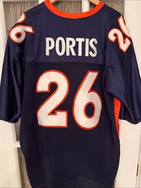 Vintage Broncos Portis #26 jersey.